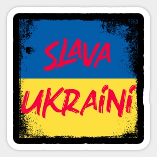 Slava Ukraini Sticker